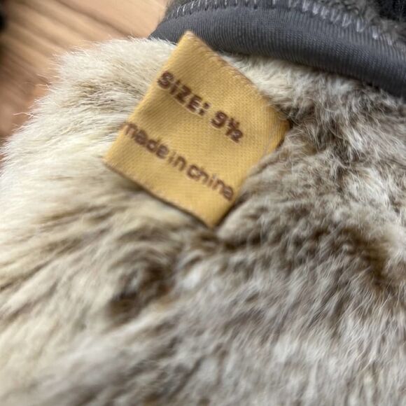 SAM ELDERMAN FAUX FUR LINED BOOTS SIZE 9 1/2 - Picture 7 of 8